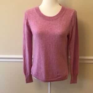J. Crew Pink Crew Neck Sweater